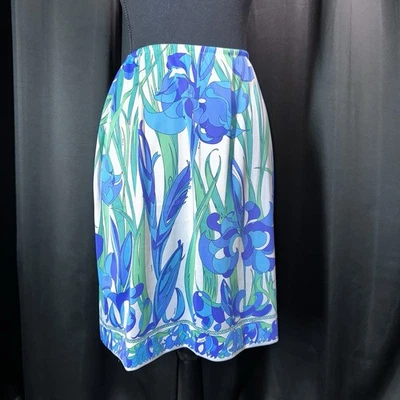 Vintage Emilio Pucci Formfit Rogers 60s Semi Sheer Skirt Size Sm Retro Italy USA - Image 1 of 4