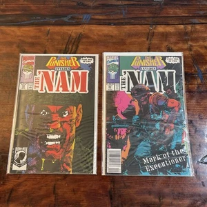 The Punisher Invades The ‘Nam #52-53 1990 Marvel Comic Buch Lot eingetütet & mit Karton - Bild 1 von 11