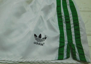 ADIDAS PANTALONCINI NYLON SPRINTER SHINY SHORTS GLANZ PANTS 178 VINTAGE 70'S D4 - Picture 1 of 4
