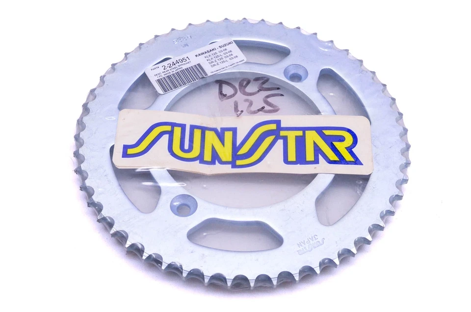 Piñón trasero Sunstar 2-244951 acero 51T nuevo de stock Foto 1 de 3