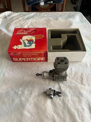 Super Tigre 61 2 Takt Glow RC Ferngesteuertes Flugzeug Motor Engine Nitro Gas - Bild 1 von 4