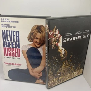 Seabiscuit (DVD, 2003) and Never Been Kissed (DVD, 1999) - Picture 1 of 8