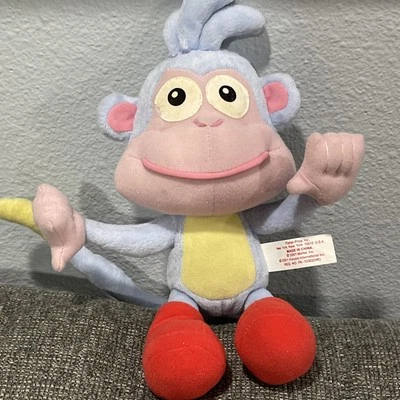 Botas De Colección Mono Hablando Posable 10" Peluche Dora La Exploradora 2001 ¡Funciona! 🐒 Foto 1 de 4