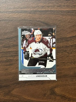 2017-18 Upper Deck Anton Lindholm Young Guns Rookie #456 Colorado Avalanche - Image 1 of 4