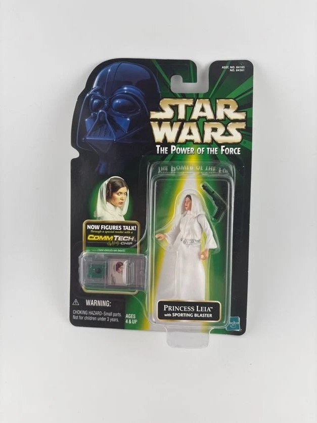 Figura CommTech Hasbro Princesa Leia Star Wars Poder de la Fuerza 3,75 pulgadas Foto 1 de 2
