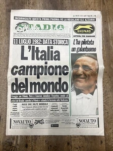 Corriere Dello Sport Campioni Del Mondo 1982 COMPLETO ORIGINALE 12 Luglio 1982 - Imagen 1 de 2