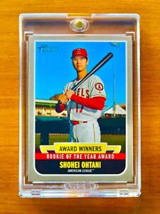 Shohei Ohtani RARE ROOKIE RC HERITAGE INVESTMENT CARD SSP TOPPS ANGELS MVP MINT