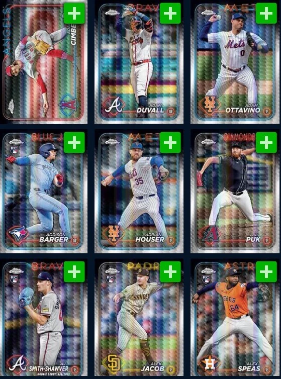 [DIGITAL] Topps Bunt - Topps Chrome Update Series 24 S1 - Prism Base - Pick - Image 1 of 1