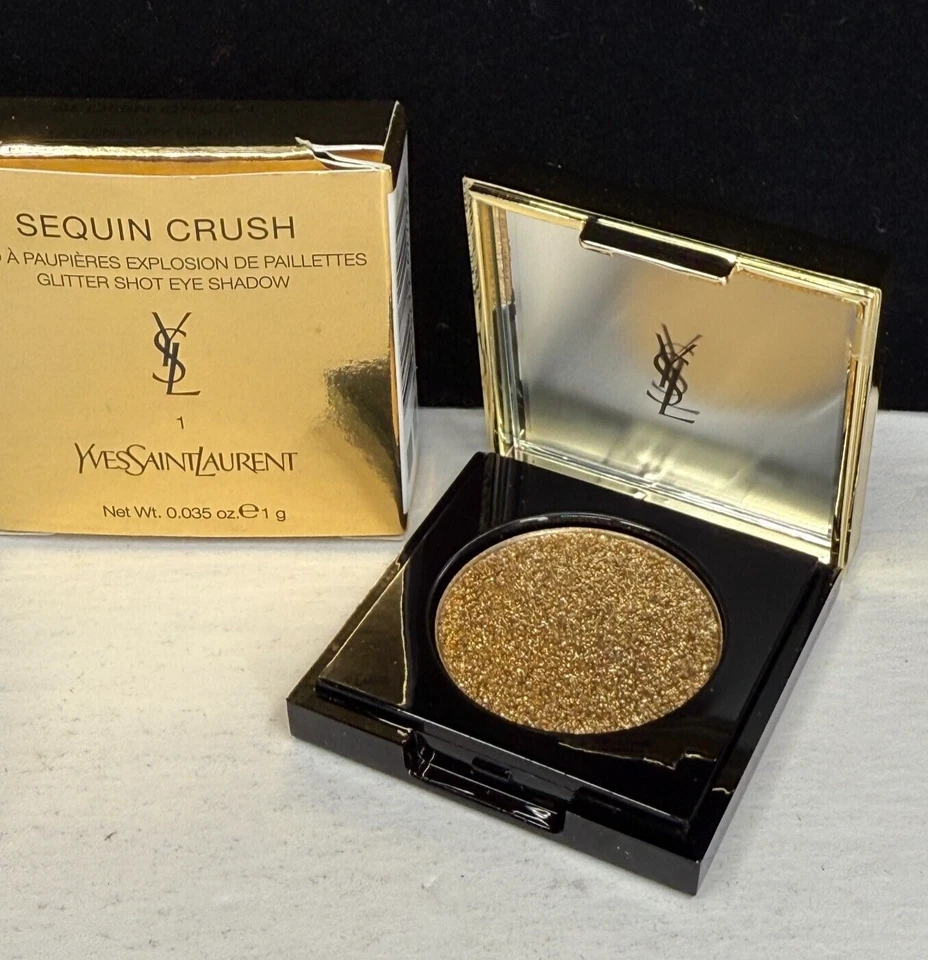 Yves Saint Laurent  Glitter Shot Eye  1 Legendary Gold 0.035 oz 1g NIB - Image 1 of 4