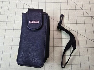 Dockers schwarze Brieftasche/Handy Organizer Hülle mit Gürtelclip - Bild 1 von 9