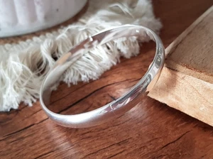EDLES Armband 925 SILBER massiv Armkette Ring dünner ARMREIF Armzange Zirkonia - Bild 1 von 6