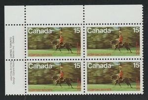 1973 Canada SC# 614 UL - R.C.M.P. Centenary - Plate Block M-NH Lot # 2518a - Picture 1 of 1