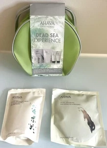 AHAVA Dead Sea Mud 400gr & Bath Salts 250gr + Washbag - Picture 1 of 11