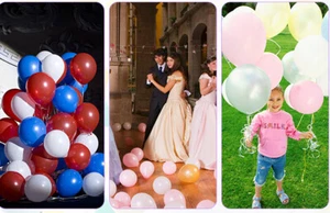 Five Balloons Set Valuable Party Decoration Multiple Choices Pretty DIY Supplies - Picture 1 of 31