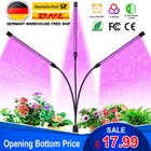 30W LED Plant Lamp Full Spectrum 3 Head Grow Light Lamp for Garden Plants DE