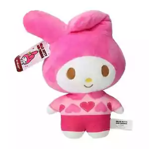 Juguete de peluche Hello Kitty día de San Valentín 10 pulgadas My Melody de Sanrio nuevo con etiquetas - Imagen 1 de 6