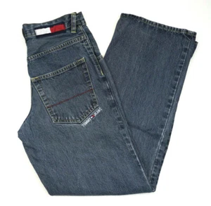 Tommy Hilfiger Jeans Boys Size 10 Medium Wash 5 Pocket Denim Blue Straight Leg - Picture 1 of 8