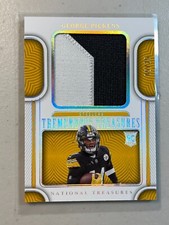 George Pickens 2022 National Treasures /25 Tremendous Patch Jersey Rookie RC TTR