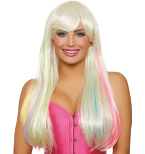 Hidden Rainbow Long Straight Wig - Picture 1 of 2