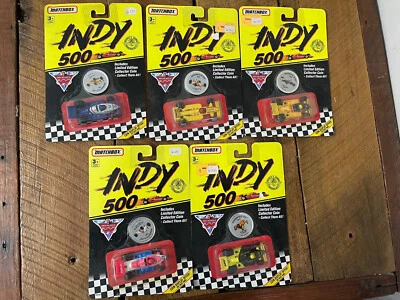 1990 Matchbox Indy 500 Pennzoil Rick Mears Driver Al Unser Jim Clark Valvoline - Image 1 of 4
