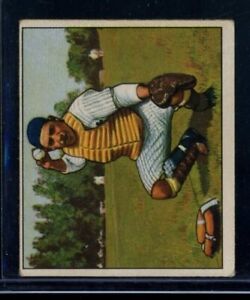 1950 Bowman #46 Yogi Berra Yankees Lt. Back Wrinkle VG+ LOOK! SL