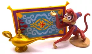 MAGIC LAMP & CARPET & ABU Figure Set ALADDIN Walt Disney Movie PVC TOY Playset! - Picture 1 of 6
