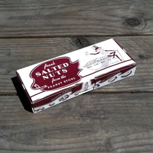 2 Vintage Original 1930s MR PEANUT Gift Snack Box FRESH Salted Nuts NOS - Picture 1 of 2