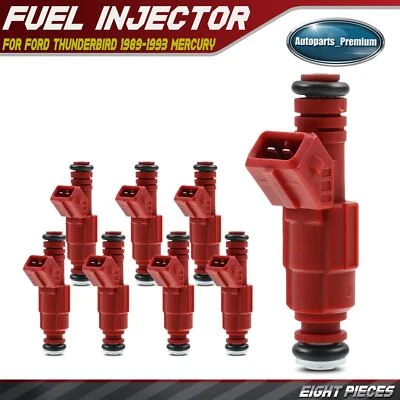 8x Inyector de combustible para Ford Thunderbird 1989-1993 Mercury Cougar 3,8 L supercargador Foto 1 de 4