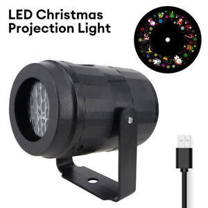 16 Patter LED Christmas Moving Laser Projector Light Snowflake Xmas Outdoor Lamp