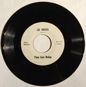 PIANO JESUS MEDINA -LOS VIEJITOS / JARABE MICHOACANO- MEXICAN 7" SINGLE, FOLK - Imagen 1 de 3