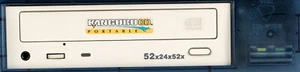 Kanguru CD Portable Single Disc Burner 52x24x52x No Cables Blue Untested - Picture 1 of 10