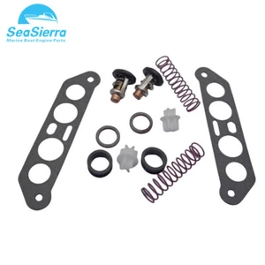 18-3673 340975 340976For Johnson Evinrude 85 88 90 100 115 140 V4 Thermostat Kit - Picture 1 of 9