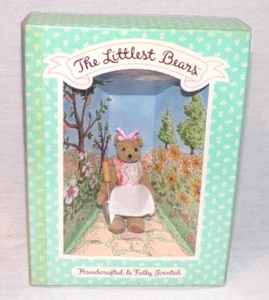 GUND Littlest Bears Miniature Dollhouse Jointed Teddy Bear Girl Mother 7001 2.5" - Picture 1 of 3