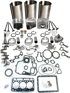 Overhaul Rebuild Kit+Crankshaft+Rod+pump for Kubota D722 Engine Tractor Mowers- - Picture 1 of 10