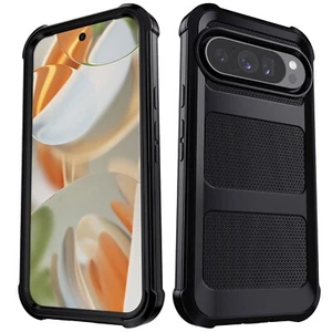 Funda protectora a prueba de golpes negra para Google Pixel 9/Pixel 9 Pro/9 Pro XL - Imagen 1 de 40
