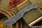 Custom Hammered Spring Steel 5160 Blank Tracker Hunting Knife,no Damascus P349-k