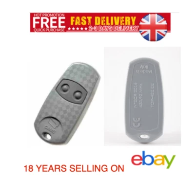 432EE CAME REMOTE CONTROL KEY FOB HAND SET GREY ZAPPER GATE BARRIER TRANSMITTER - Image 1 of 4