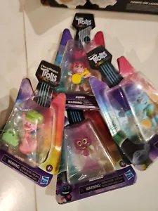 Vier Hasbro kleine Trollpuppe Figuren Harper Cooper Meerjungfrau Mohn New Age 4+ - Bild 1 von 6