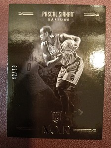 2016-17 Panini Noir /79 Pascal Siakam Rookie RC