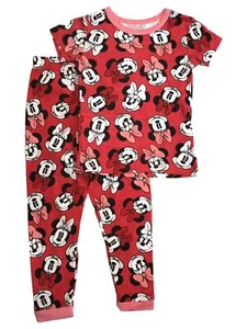 Disney Infant & Toddler Girls Red Minnie Mouse Pajamas Sleep Set - Picture 1 of 2