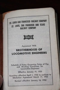 St Louis-San Fransico Rwy Co; St Louis San Fransico & Texas Rwy FRISCO Engr Pay - Photo 1/2