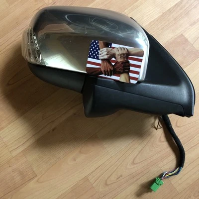 07-14 Volvo XC90 R pasajero derecho BLIS espejo retrovisor eléctrico cromado OEM 31297335 Foto 1 de 4