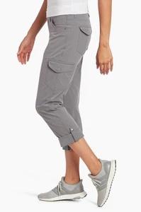 Pantalón enrollable Kuhl Freeflex para mujer en gris pedernal 2 regular - Imagen 1 de 10