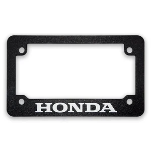 For Honda MOTORCYCLES Textured Motorcycle License Plate Frame (ALL MODELS YEARS) - Picture 1 of 2