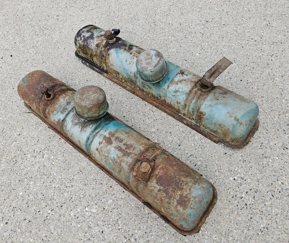 Buick LeSabre Lt & Rt 1960 Buick LeSabre 364 V8 cubiertas de válvula GM OEM Foto 1 de 4