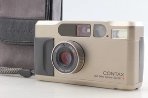 [N MINT w/ Case] Contax T2 Titan Silver 35mm Point & Shoot from JAPAN - Picture 1 of 13