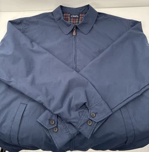 Giacca Chaps uomo full zip tasche interne colore navy taglia XLT/TGL - Foto 1 di 12