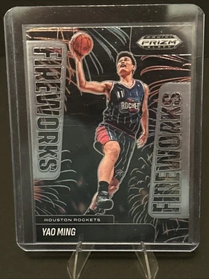 Prizm Black 2024-25 - Yao Ming - Fuegos artificiales Foto 1 de 4