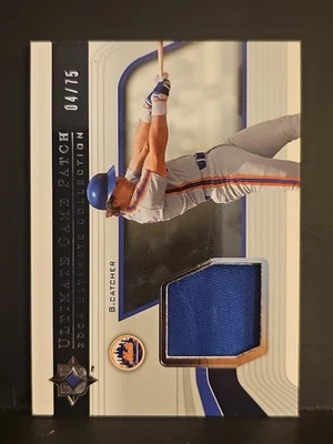 2004 Ultimate Collection Game Patch Gary Carter JSY PATCH HOF METS / 75 - Image 1 of 2