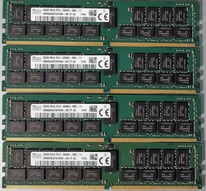 128GB (4x 32GB) SK hynix PC4-21300 DDR4-2666V-R Registered ECC 2RX4 DIMMs - Picture 1 of 2